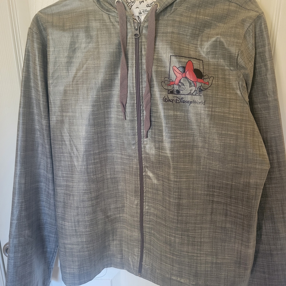 Disney Gray Jacket with Embroidered Character